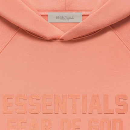 FEAR OF GOD ESSENTIALS Pull-Over Hoodie - Coral (Fall 22)