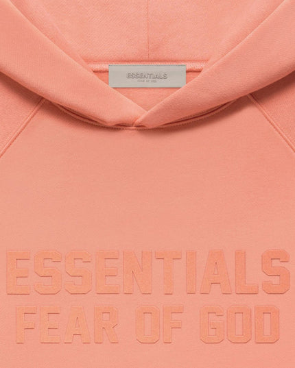 FEAR OF GOD ESSENTIALS Pull-Over Hoodie - Coral (Fall 22)