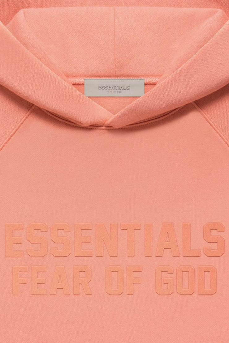 FEAR OF GOD ESSENTIALS Pull-Over Hoodie - Coral (Fall 22) (EOFY)