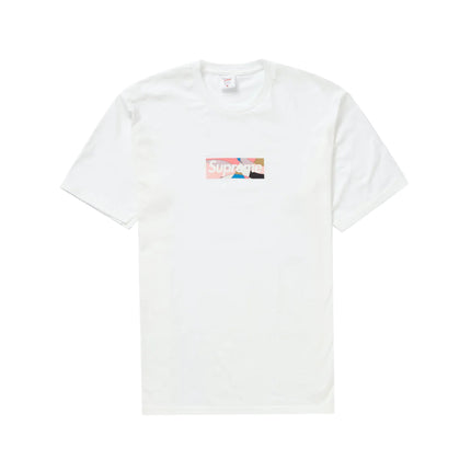 Supreme x Emilio Pucci Box Logo Tee - White/Dusty Pink