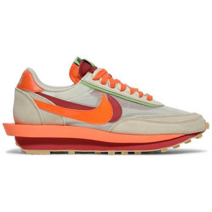Sacai x Nike LD Waffle CLOT 'Net Orange Blaze'