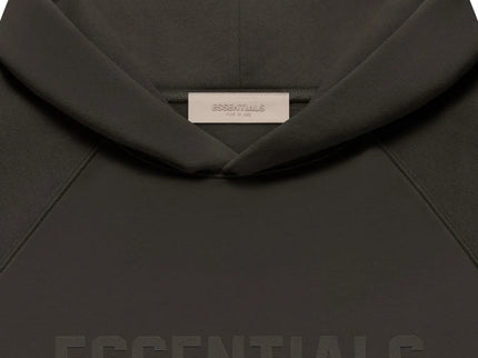 FEAR OF GOD ESSENTIALS Pull-Over Hoodie - Off Black (Fall 22)