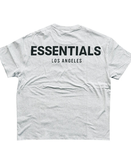 FEAR OF GOD ESSENTIALS Los Angeles 3M Logo Tee - Grey