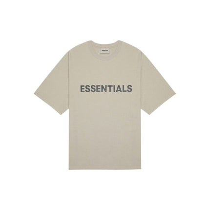 FEAR OF GOD ESSENTIALS 3D Silicon Applique Boxy T-Shirt - Tan