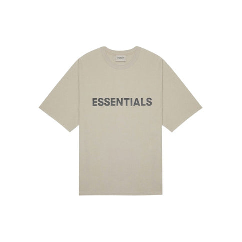 FEAR OF GOD ESSENTIALS 3D Silicon Applique Boxy T-Shirt - Tan