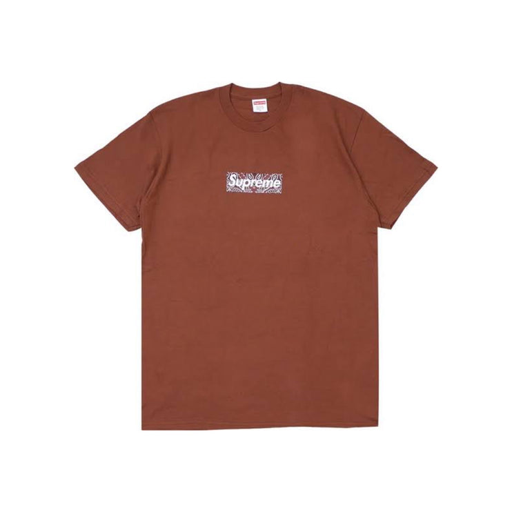 Supreme Bandana Box Logo Tee - Brown