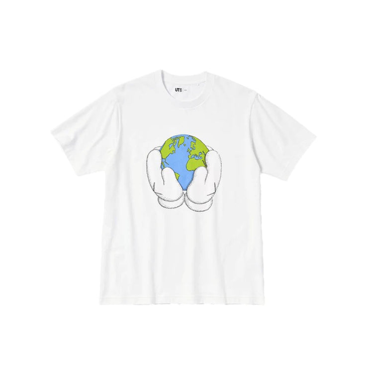 KAWS x Uniqlo Peace For All T-Shirt - White