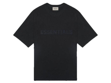 FEAR OF GOD ESSENTIALS 3D Silicon Applique T-Shirt - Black (SS20)