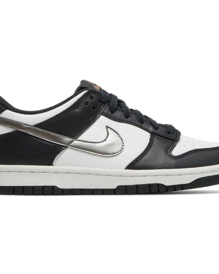 Nike Dunk Low 'Black White Metallic' (GS)