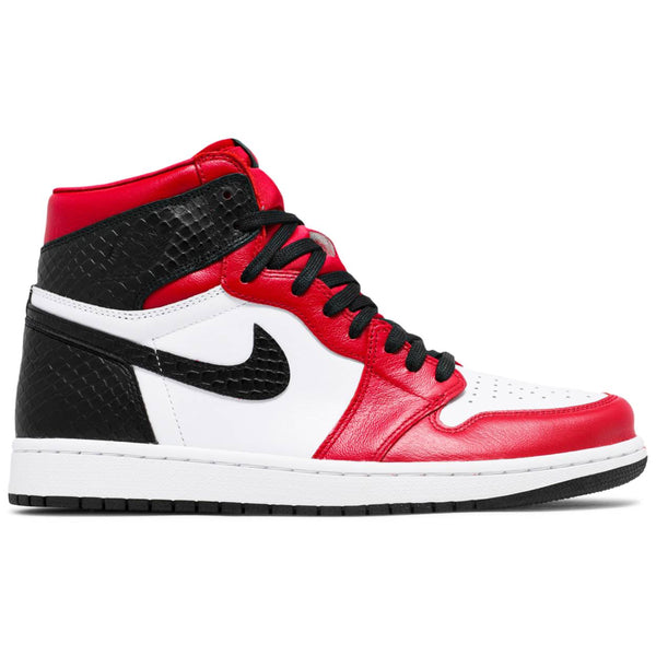 Jordan 1 retro high og red hot sale white black