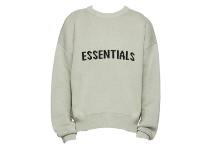 FEAR OF GOD ESSENTIALS Knit Sweater - Concrete (USA Exclusive)