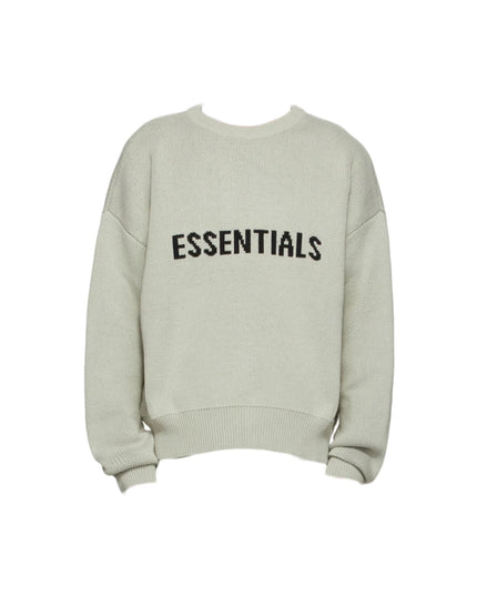 FEAR OF GOD ESSENTIALS Knit Sweater - Concrete (USA Exclusive)