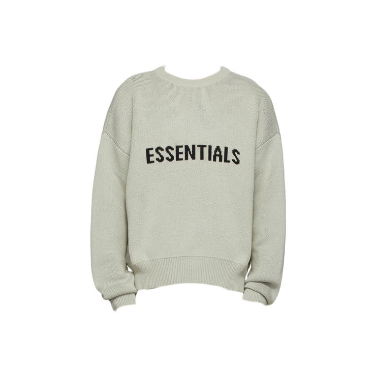 FEAR OF GOD ESSENTIALS Knit Sweater - Concrete (USA Exclusive)