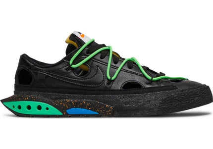 Off-White x Nike Blazer Low 'Black Electro Green'