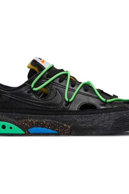 Off-White x Nike Blazer Low 'Black Electro Green'