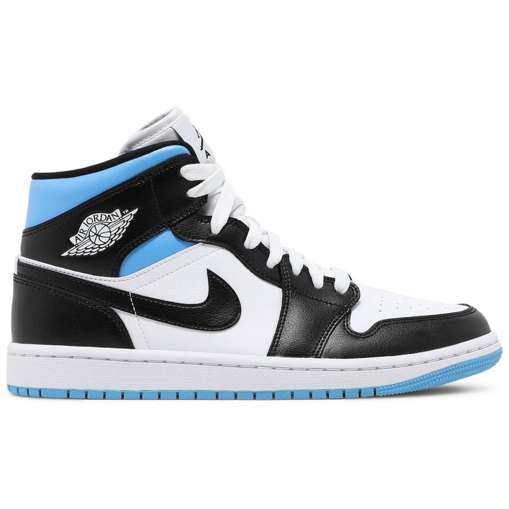 Air Jordan 1 Mid 'University Blue Black White' (Women’s)