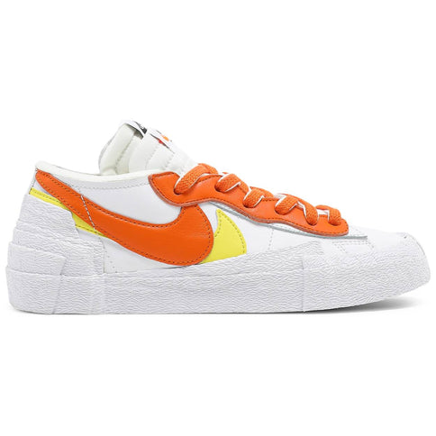 Sacai x Orange nike Blazer Low 'White Magma Orange'