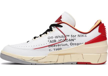 Off-White x Jordan 2 Retro Low SP 'White Red'