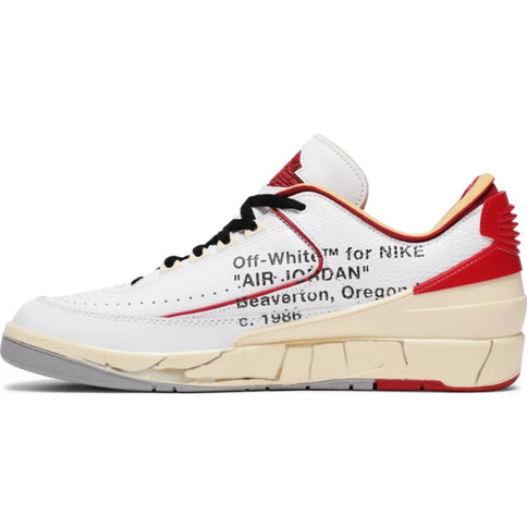 Off-White x Jordan 2 Retro Low SP 'White Red'