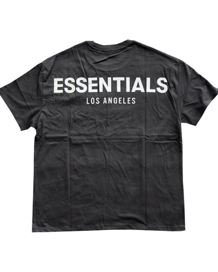 FEAR OF GOD ESSENTIALS Los Angeles 3M Logo T-Shirt - Black