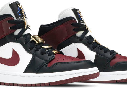 Air Jordan 1 Mid SE 'Black Dark Beetroot' (Women's)