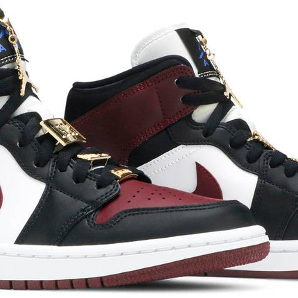 Air Jordan 1 Mid SE 'Black Dark Beetroot' (Women's)