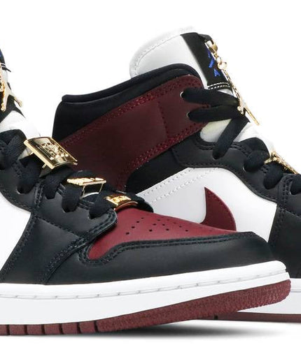 Air Jordan 1 Mid SE 'Black Dark Beetroot' (Women's)