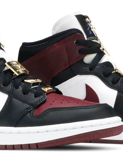 Air Jordan 1 Mid SE 'Black Dark Beetroot' (Women's)