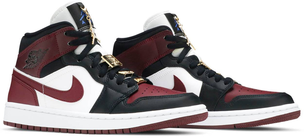 Air Jordan 1 Mid SE 'Black Dark Beetroot' (Women's)