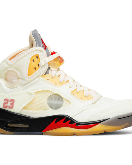 Off-White x Nike Air Jordan 5 'Sail'
