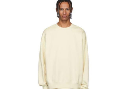 FEAR OF GOD ESSENTIALS 3M Logo Crewneck Sweatshirt - Cream