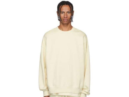 FEAR OF GOD ESSENTIALS 3M Logo Crewneck Sweatshirt - Cream