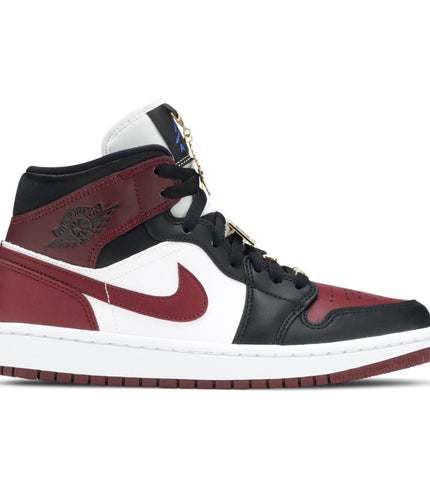 Air Jordan 1 Mid SE 'Black Dark Beetroot' (Women's)