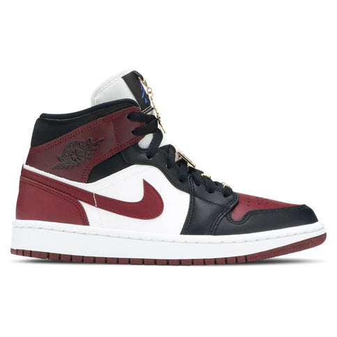 Air Jordan 1 Mid SE 'Black Dark Beetroot' (Women's)