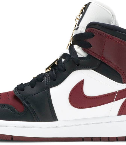 Air Jordan 1 Mid SE 'Black Dark Beetroot' (Women's)