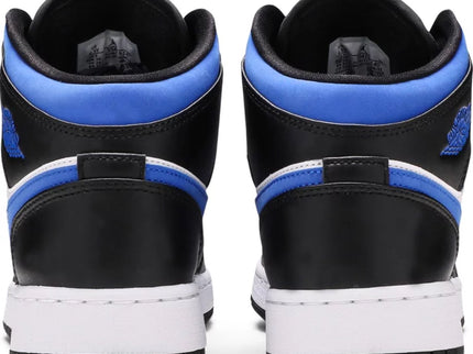 Air Jordan 1 Mid 'White Black Racer Blue' (GS)