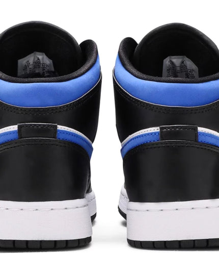 Air Jordan 1 Mid 'White Black Racer Blue' (GS)