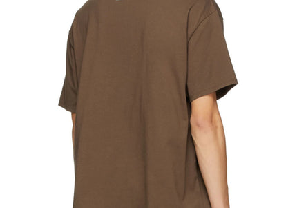 FEAR OF GOD ESSENTIALS 3D Silicon Applique T-Shirt - Brown
