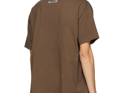 FEAR OF GOD ESSENTIALS 3D Silicon Applique T-Shirt - Brown (SS20)