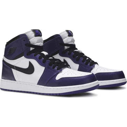 Air Jordan 1 Retro High 'Court Purple White' (GS)