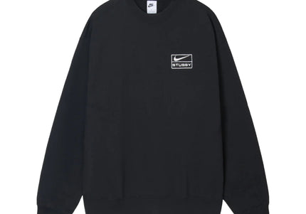 Stussy x Nike Wash Crew Fleece - Black (SS23)