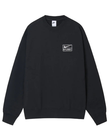 Stussy x Nike Wash Crew Fleece - Black (SS23)
