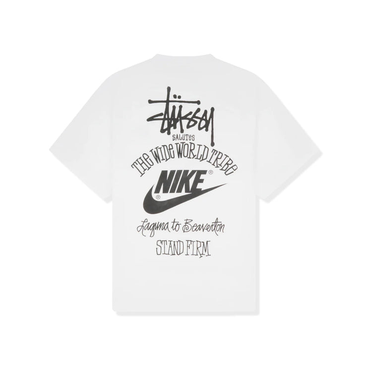 Stussy x Nike The Wide World Tribe T-Shirt - White