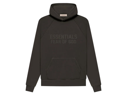 FEAR OF GOD ESSENTIALS Pull-Over Hoodie - Off Black (Fall 22)