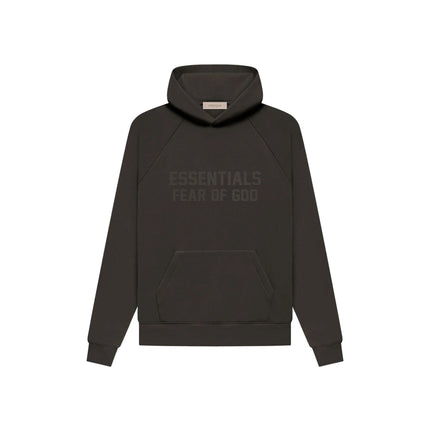 FEAR OF GOD ESSENTIALS Pull-Over Hoodie - Off Black (Fall 22)