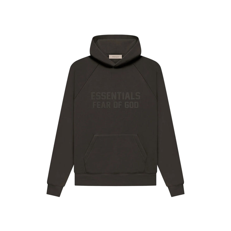 FEAR OF GOD ESSENTIALS Pull-Over Hoodie - Off Black (Fall 22)