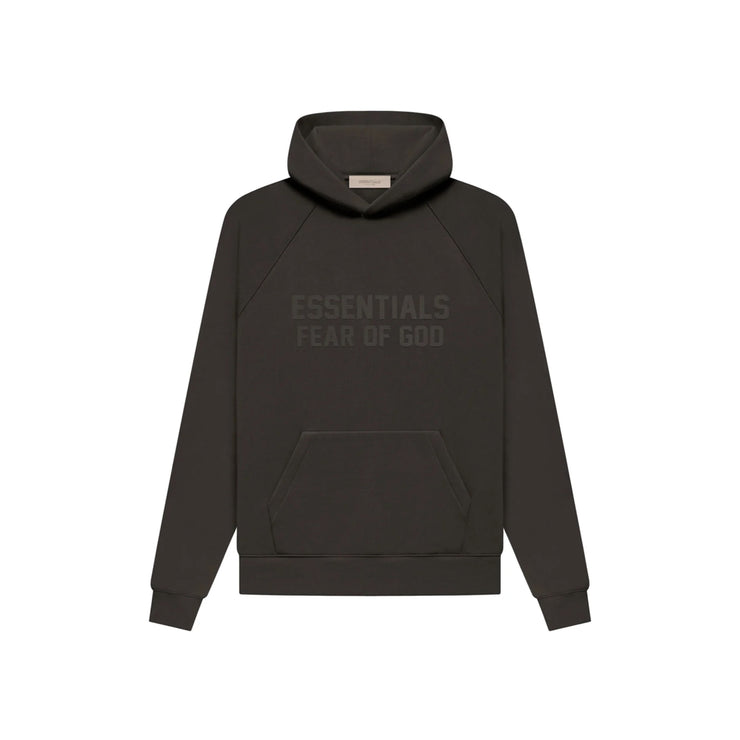 FEAR OF GOD ESSENTIALS Pull-Over Hoodie - Off Black (Fall 22)