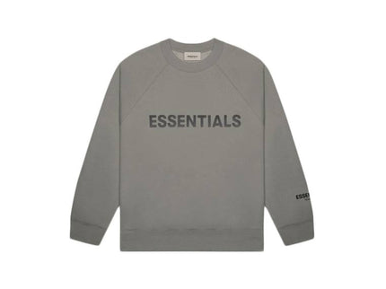 FEAR OF GOD ESSENTIALS 3D Silicon Applique Crewneck - Charcoal (SS20)