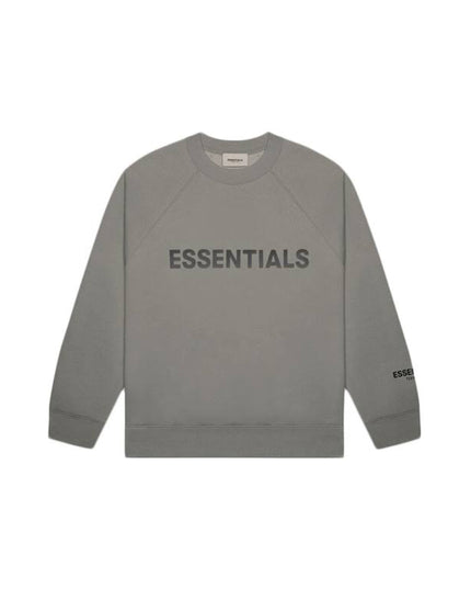 FEAR OF GOD ESSENTIALS 3D Silicon Applique Crewneck - Charcoal