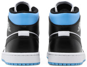 Air Jordan 1 Mid 'University Blue Black White' (Women’s) (EOFY)